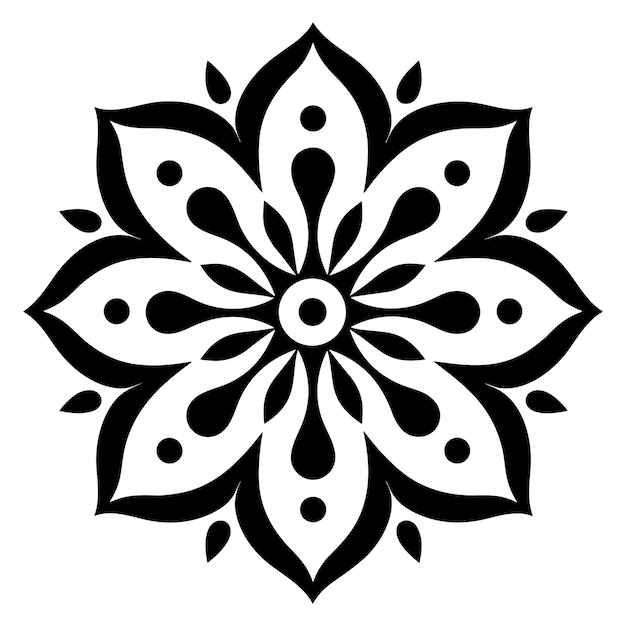 Mandala minimalista simple