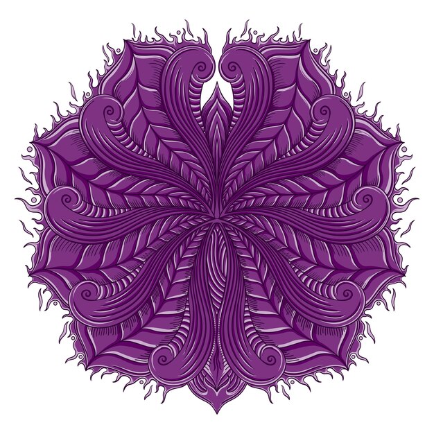 Mandala morado