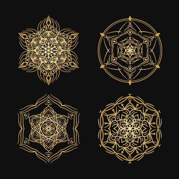 Vector mandala orgánica