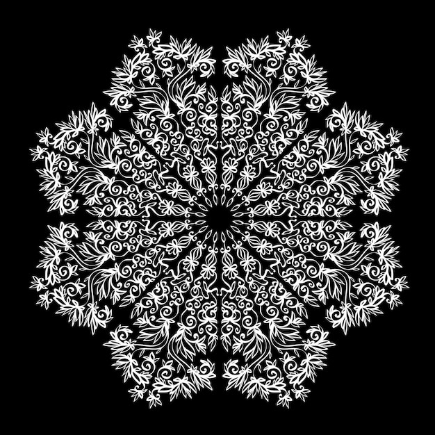 Mandala ornamental abstracto