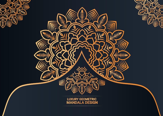 Mandala ornamental de lujo único