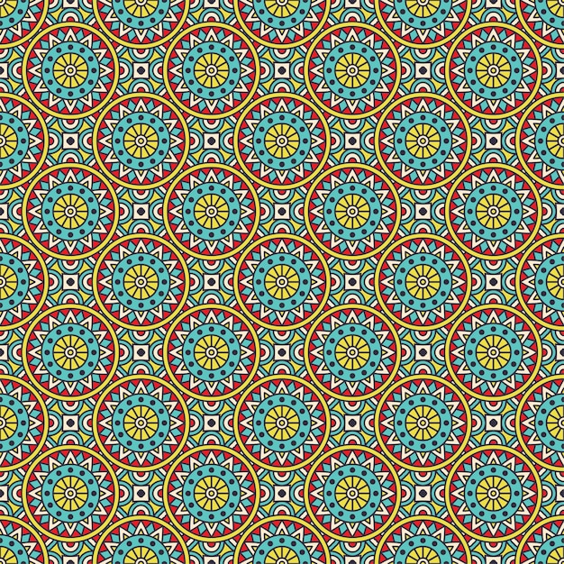 Mandala ornamental de lujo