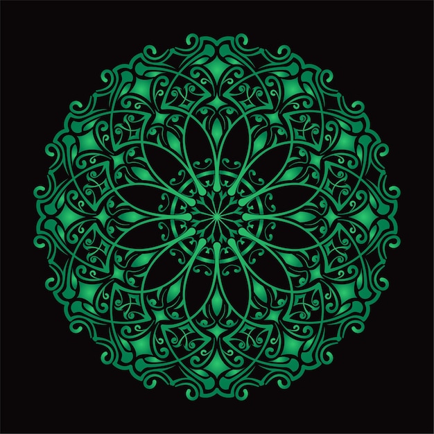 Mandala ornamento diseño decorativo redondo
