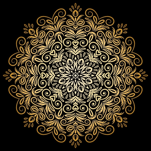 Mandala oro tribal