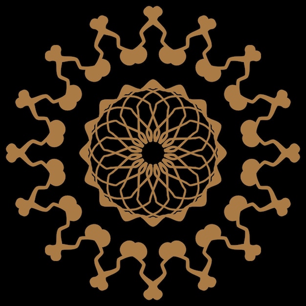 Un mandala de oro