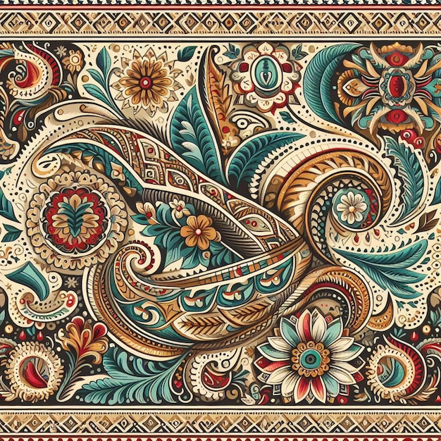 Vector mandala padro rabe floral ilustrao diseño vetorial ornamento tradicional geomtrica islmica