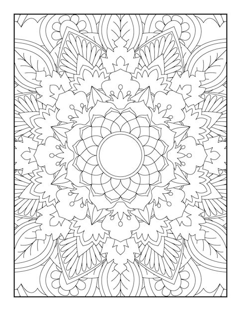 Mandala. página para colorear