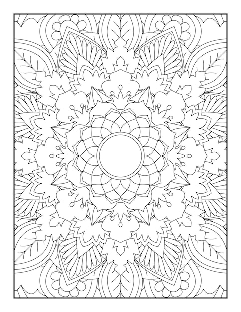 Mandala. página para colorear