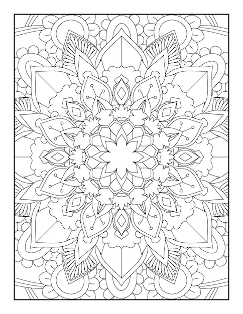 Mandala. página para colorear
