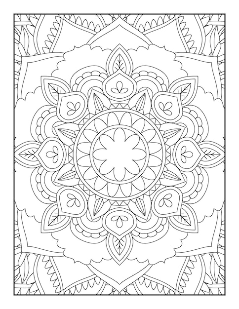 Mandala. página para colorear