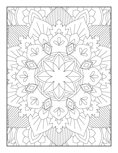 Mandala. página para colorear