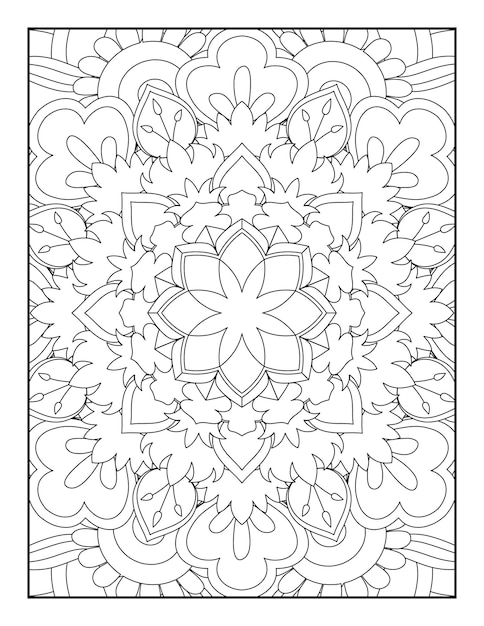 Mandala. página para colorear