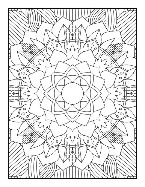 Mandala. página para colorear