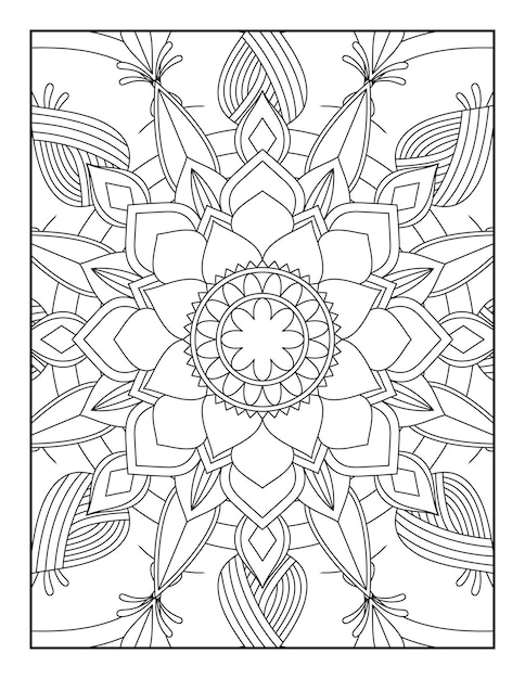 Mandala. página para colorear