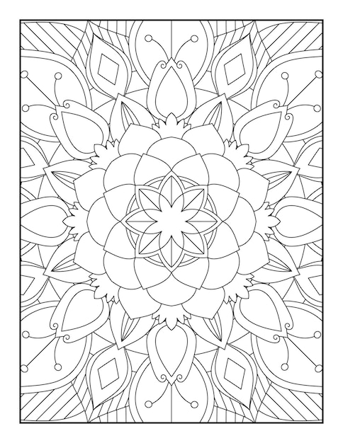 Mandala. página para colorear