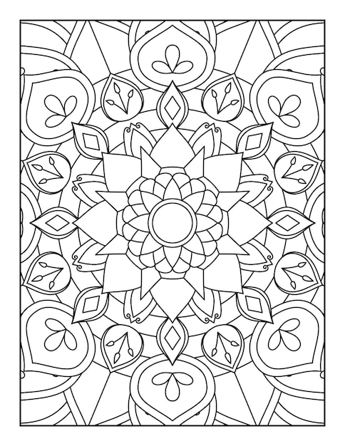 Mandala. página para colorear