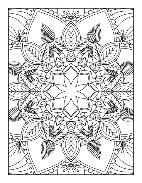 Mandala. página para colorear