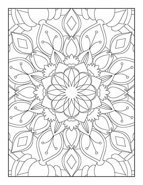 Mandala. página para colorear