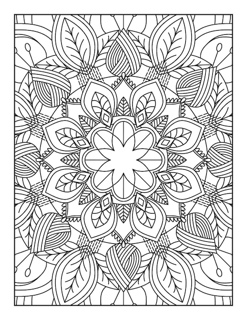 Mandala. página para colorear