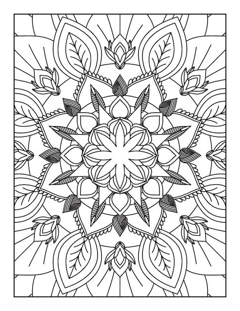 Mandala. página para colorear