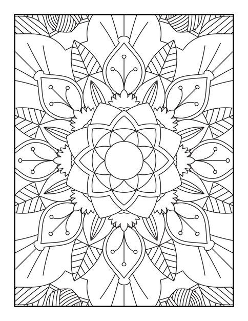 Mandala. página para colorear