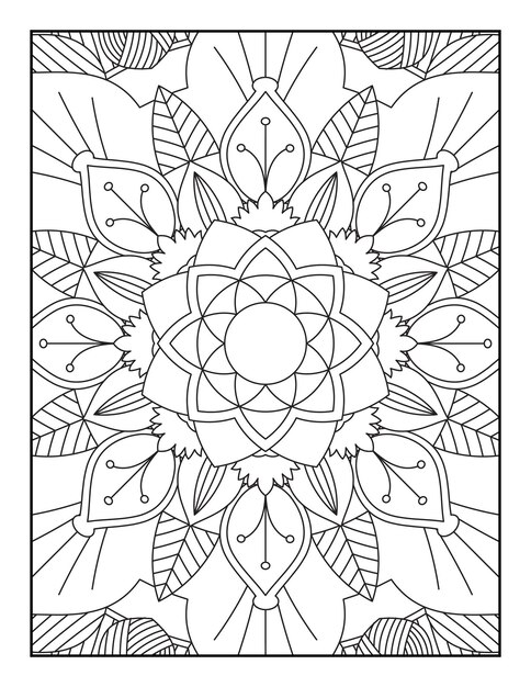 Mandala. página para colorear