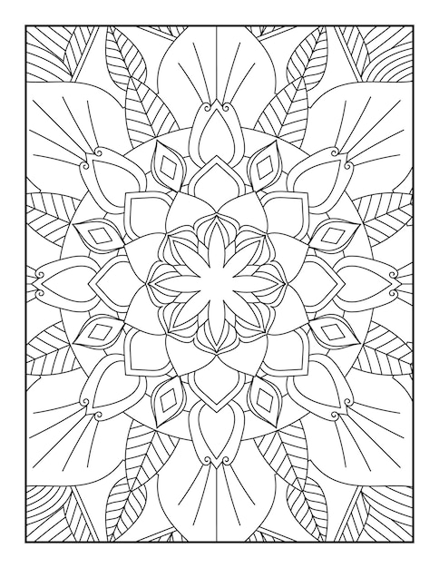 Mandala. página para colorear