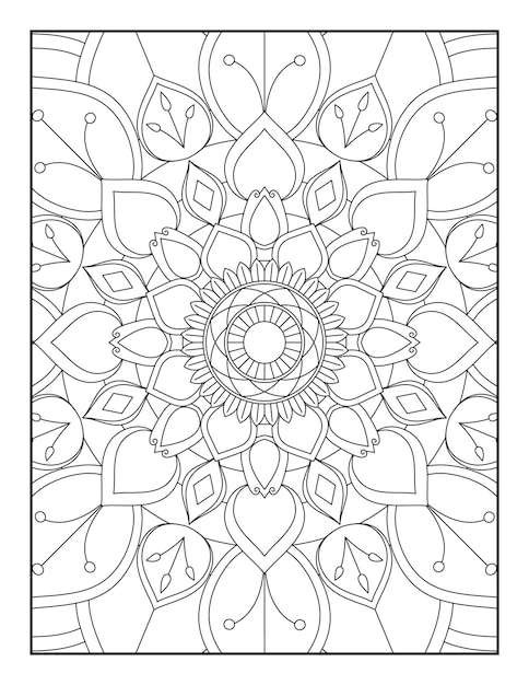 Mandala. página para colorear