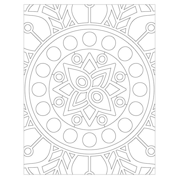 Mandala. página para colorear