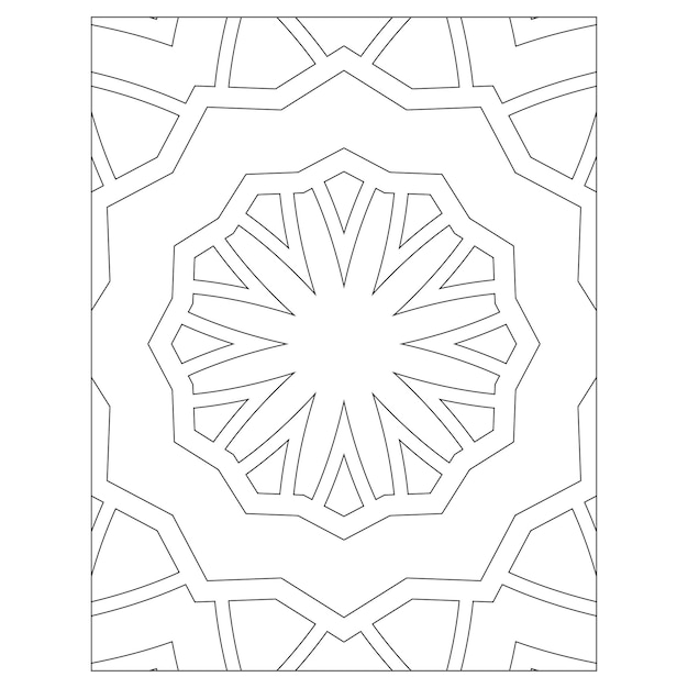 Mandala. página para colorear