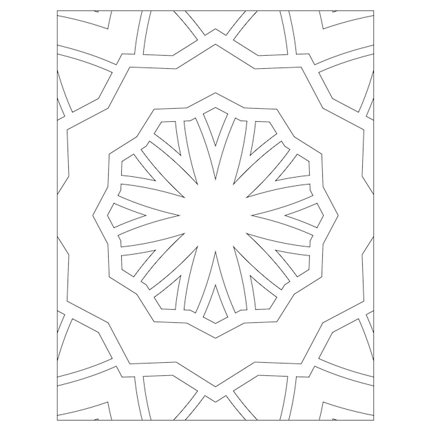 Mandala. página para colorear