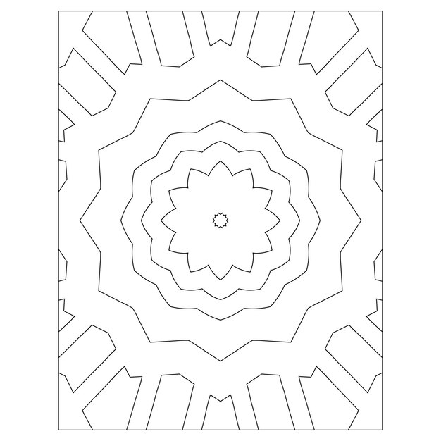 Mandala. página para colorear