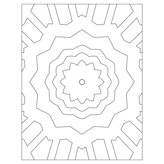 Mandala. página para colorear