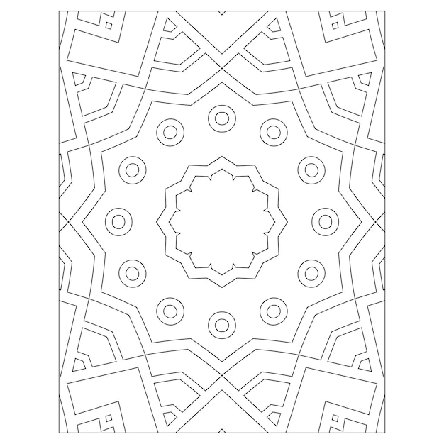 Mandala. página para colorear