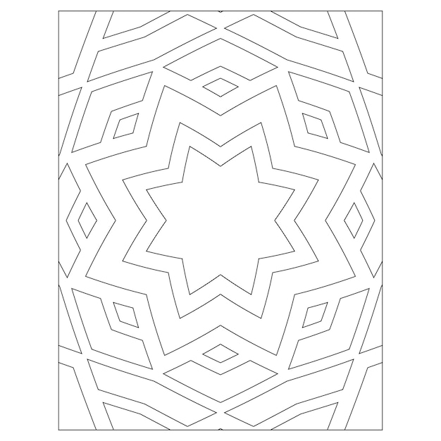 Mandala. página para colorear