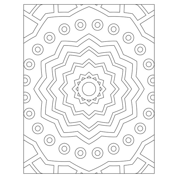 Mandala. página para colorear