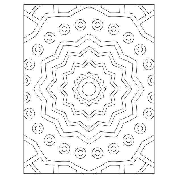 Mandala. página para colorear