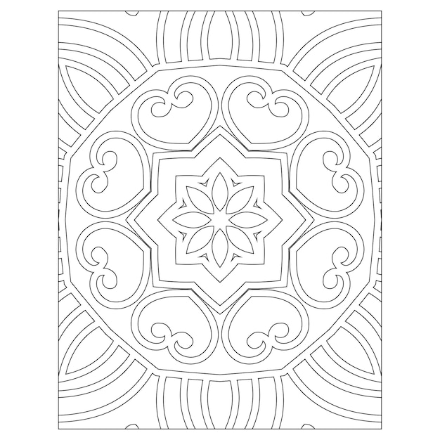 Mandala. página para colorear