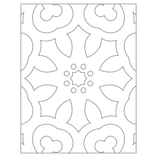 Mandala. página para colorear