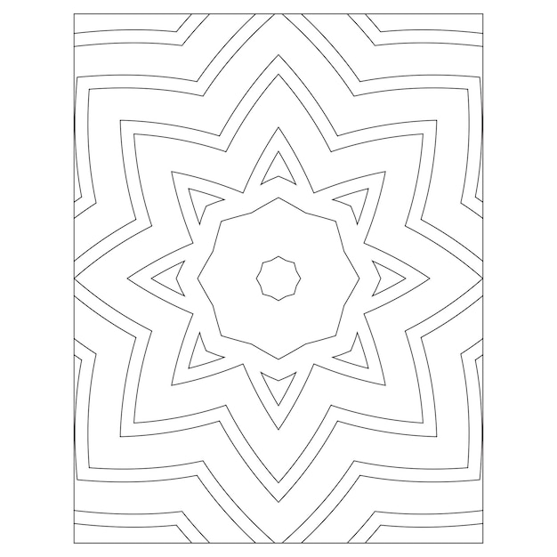 Mandala. página para colorear