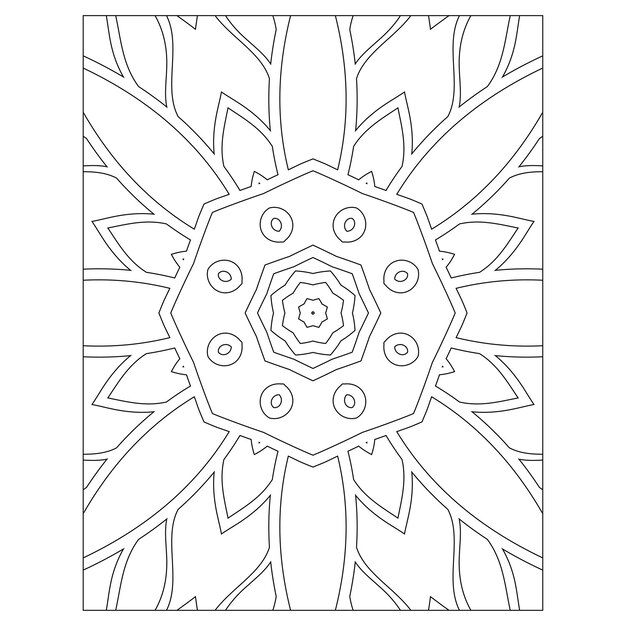 Mandala. página para colorear