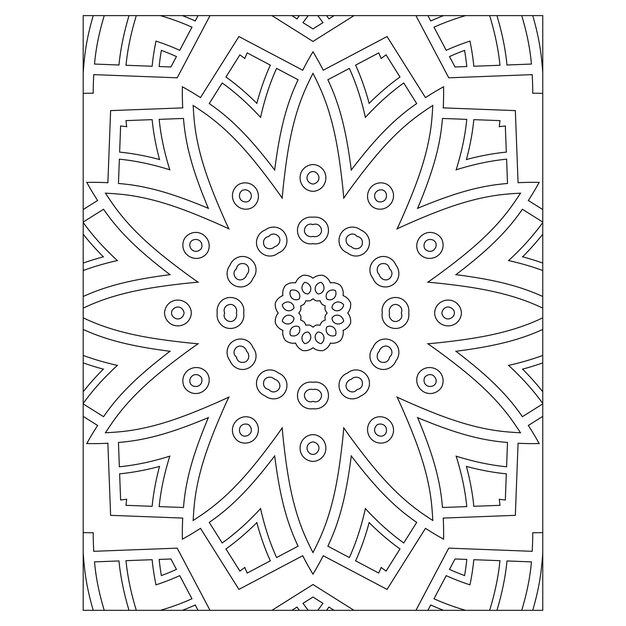 Mandala. página para colorear