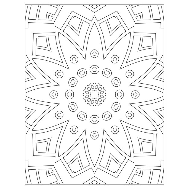 Mandala. página para colorear