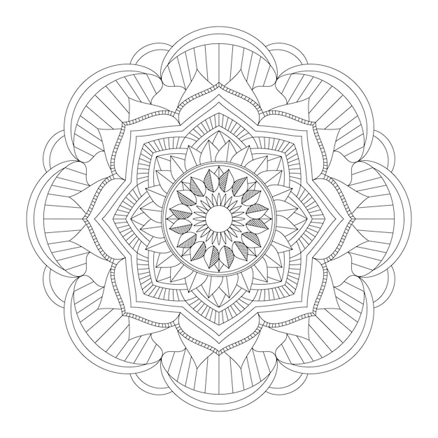 Mandala. página para colorear