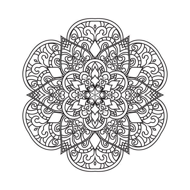Mandala. página para colorear