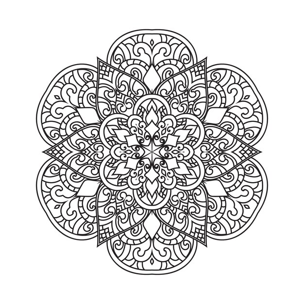 Mandala. página para colorear