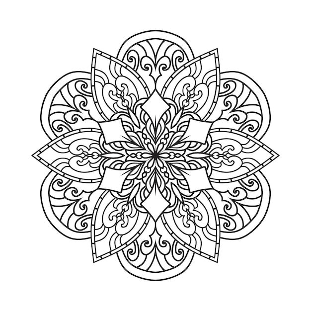 Mandala. página para colorear