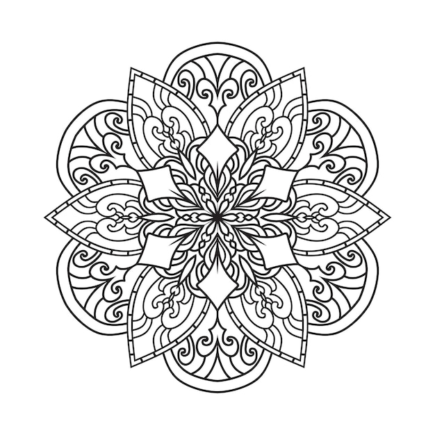 Mandala. página para colorear