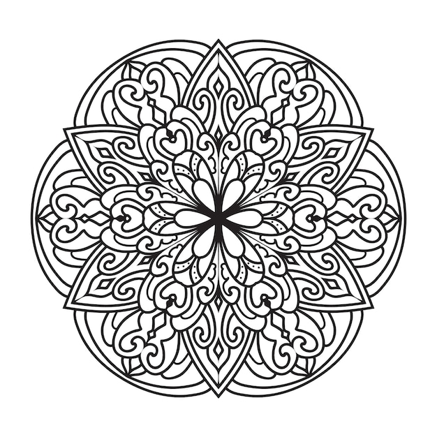 Mandala. página para colorear