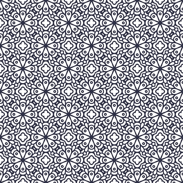 Mandala Patrón de adorno redondo. Elementos decorativos vintage